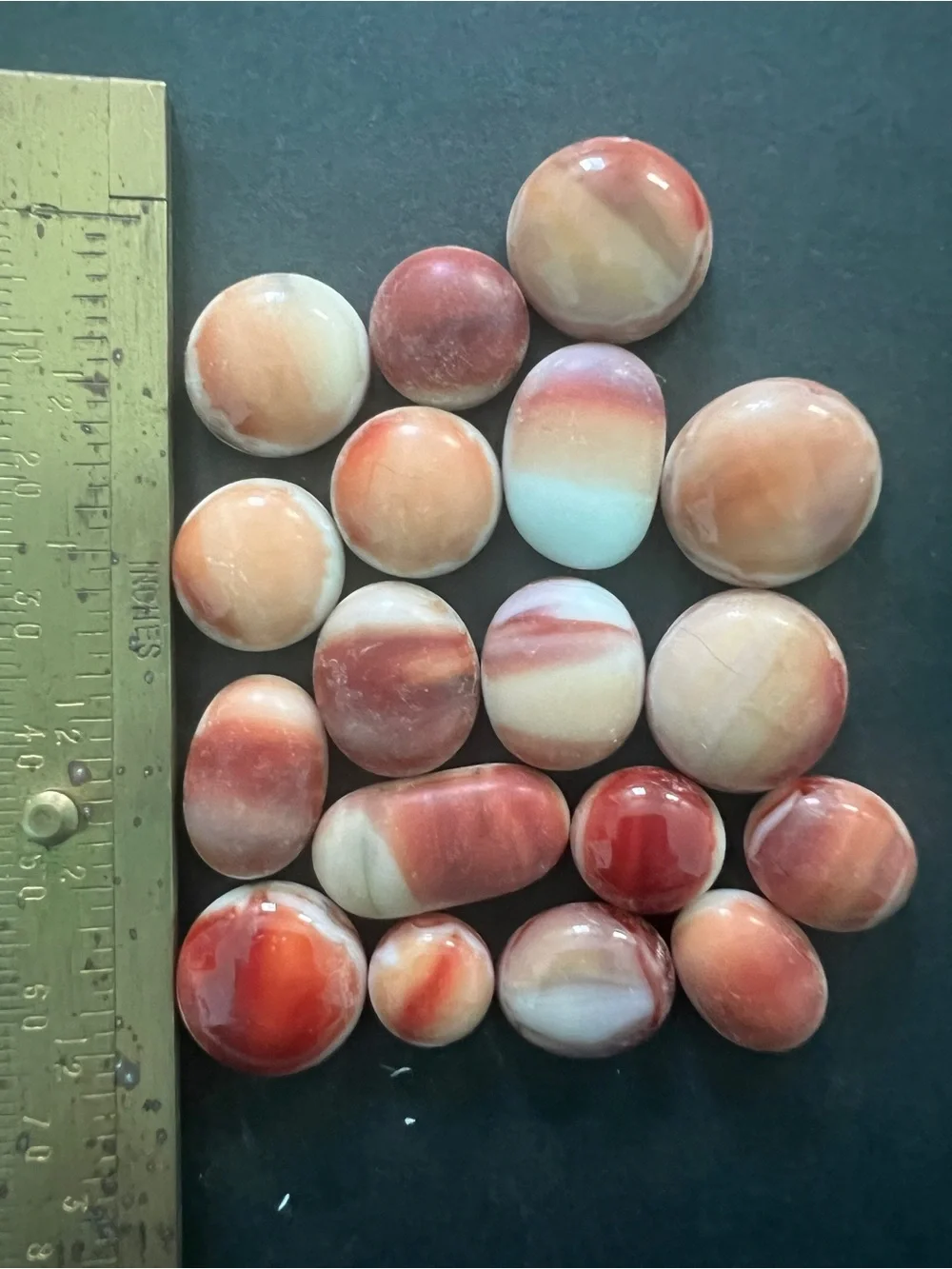Cabochons Lot Neutral Earth Tones Jewelry Making Handmade Art Glass